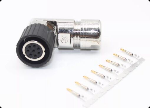 Suitable for Siemens V90 servo encoder plug, 8-pin elbow, 2-lock position, 6FX2003-0SL11 connector