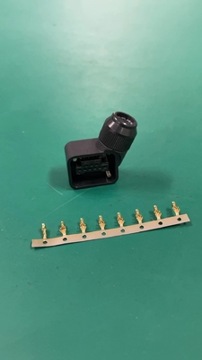 Gold / Silver Contact Plating Brushless Servo Motor 9PIN 16A-30A Servo Motor Connector -40℃ To 105℃