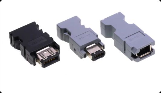 Moog ITT Servo Motor Connector with 1000V Voltage Rating Silver and Gold Plated Contacts for Panel or Cable Mount