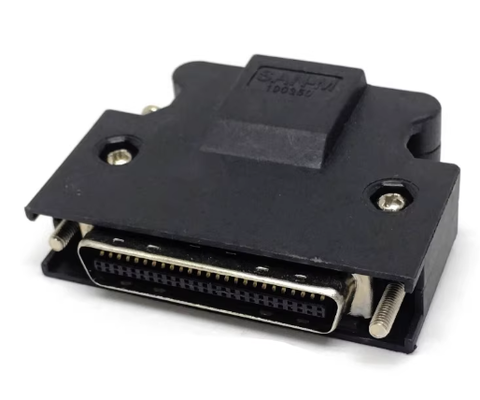 Panasonic Servo Motor Connector with Crimp/Solder Termination Silver and Gold-Plated Pins for Panel or Cable Mount