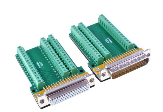 HDB44 44Pin Adapter Servo Motor Connector with 1000V Voltage Rating and Omrons Domestic Contacts for Panel or Cable Mount