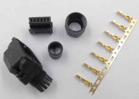 J17S-06FMH-7KL-1M-CF PA66 Servo Motor Connectors With Spring Stell