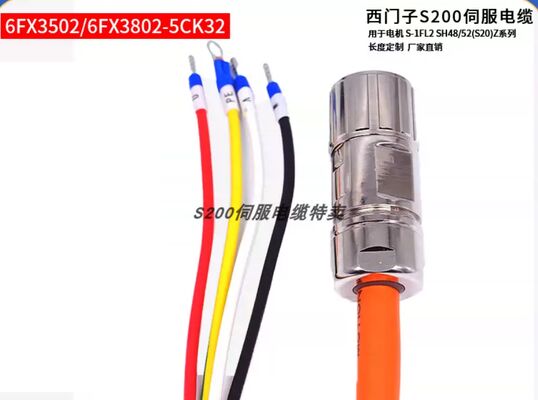 4PIN M23 Power Cable Connector with Silver/Gold Plated Pin for Panel or Cable Mount Servo Motor Applications