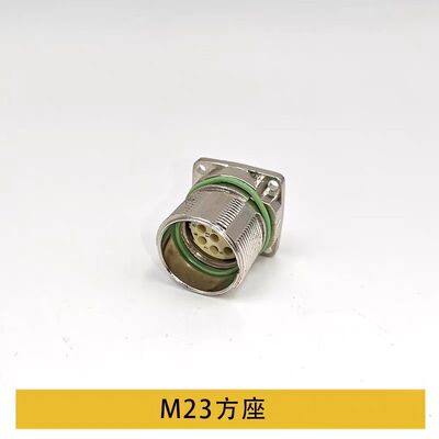 9M23 Heavy-Duty Servo Motor Connector Aviation Plug with 12, 19 Holes and 17 Cores Square Socket