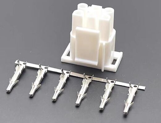 Yaskawa 5 Series with brake plug 350781-1 large 6-pin male and female connector with terminals