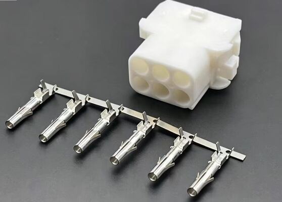 Yaskawa 5 Series with brake plug 350781-1 large 6-pin male and female connector with terminals
