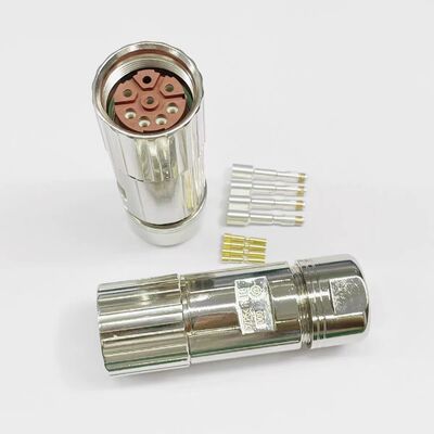 Servo motor M23 connector 6FX2003-0LU00 encoder 6-pin aviation plug threaded type