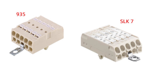 Connecteur de lumière LED 450V 24A Type à insertion Blanc